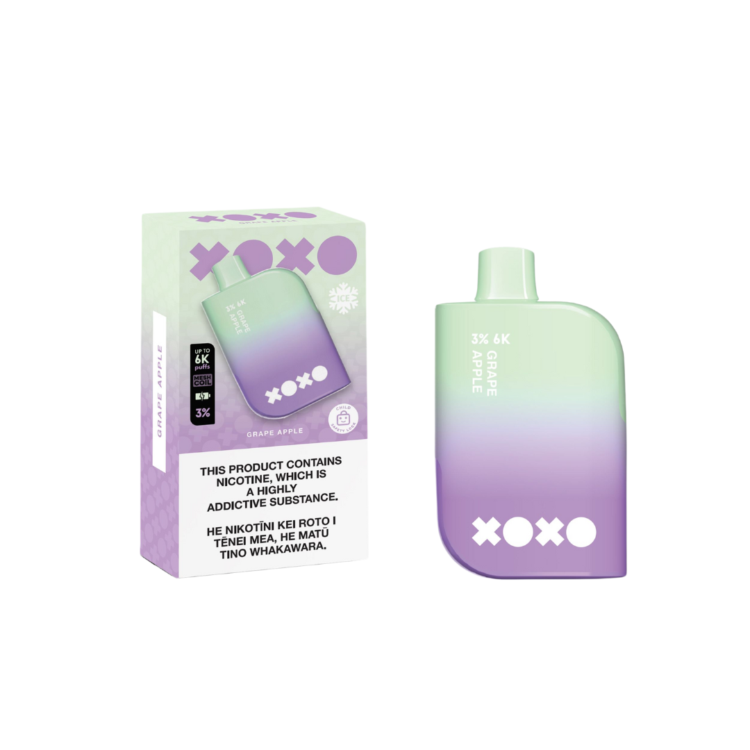 XOXO | Disposable Vape 6000 Puff - Grape Apple Ice